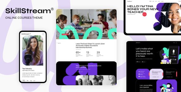 SkillStream - Online Courses and Education WordPress Theme 1 Skill Stream Online Courses WordPress Theme