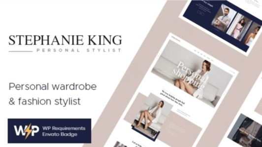 S.King Personal Stylist and Fashion Blogger WordPress Theme