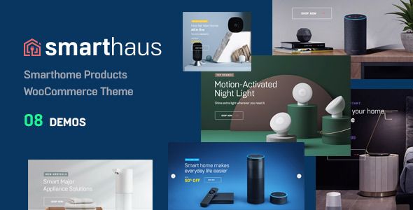 Smarthaus - Smarthome Products WooCommerce Theme 1 Smarthaus WordPress Theme