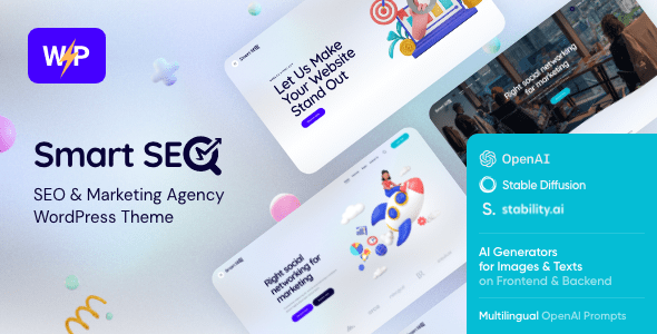 SmartSEO | SEO & Marketing Services WordPress Theme 1 Smart SEO SEO & Marketing Agency WordPress Theme