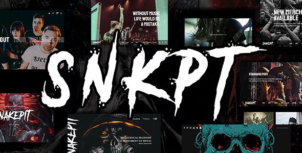 Snakepit – A Rock and Metal Oriented Music WordPress Theme 1 Snakepit – A Rock and Metal Oriented Music WordPress Theme
