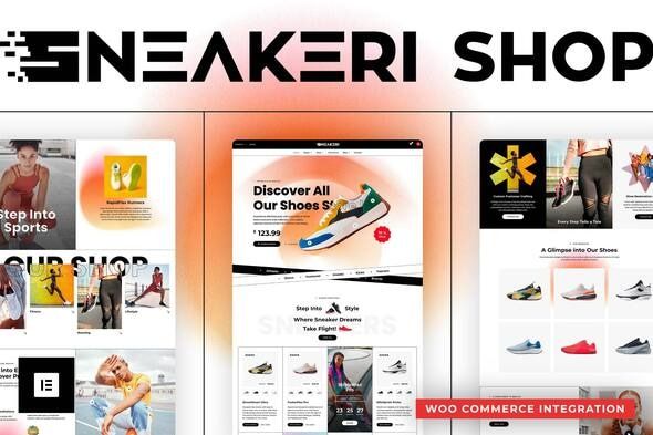 Sneakeri – Sports Shoes Store Elementor Pro Template Kit 1 Sneakeri Sports Shoes Store Elementor Pro Template Kit