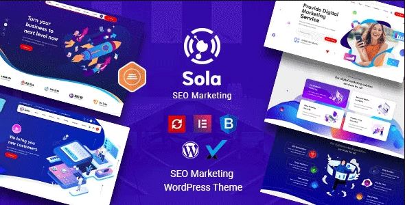 Sola – SEO Marketing WordPress Theme 1 Sola – SEO Marketing WordPress Theme