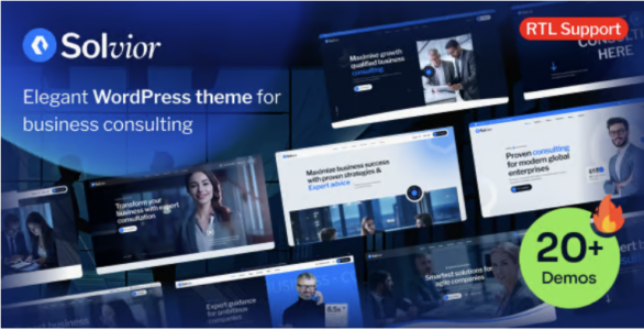 Solvior Business Consulting WordPress Theme