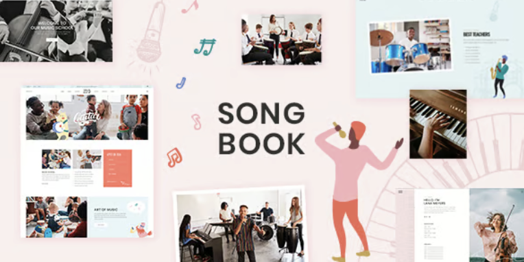 SongBook - Music School WordPress Theme 1 Song Book - Music School WordPress Theme