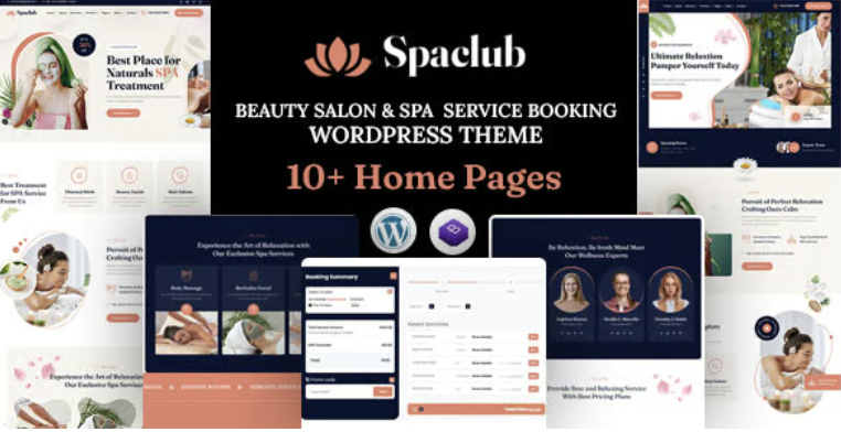 Spaclub - Beauty Salon & Spa Service Booking WordPress Theme 1 Spaclub Beauty Salon & Spa Service Booking WordPress Theme