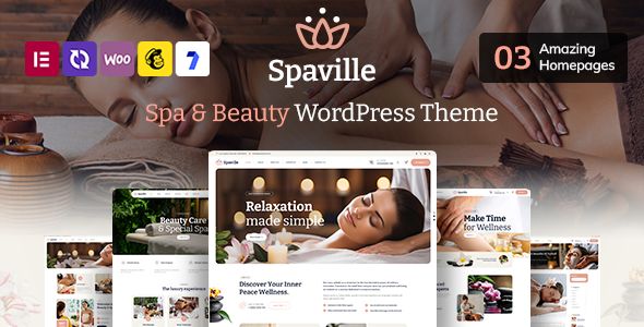 Spaville – Spa and Beauty WordPress Theme 1 Spaville Spa and Beauty WordPress Theme