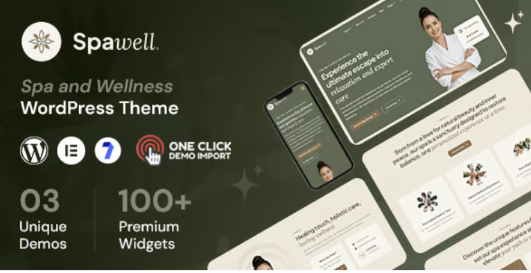 Spawell - Spa and Wellness WordPress Theme 1 Spawell Spa and Wellness WordPress Theme
