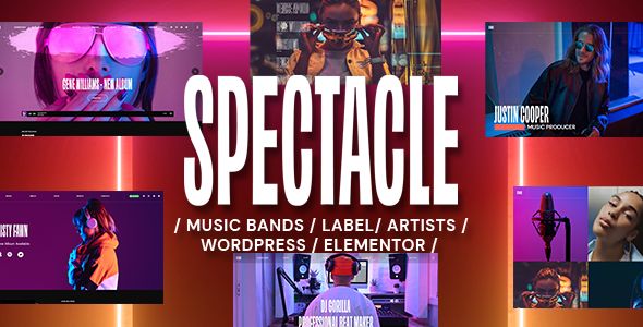 Spectacle – Music WordPress Theme 1 Spectacle – Music WordPress Theme