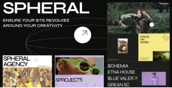 Spheral Creative Agency & Portfolio WordPress Theme
