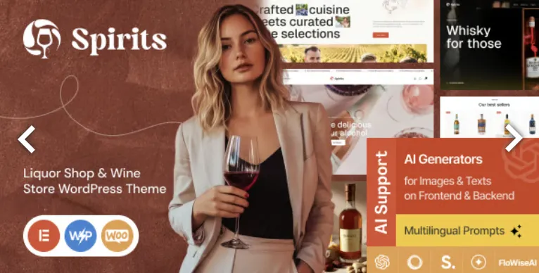 Spirits Pro - Liquor Shop & Wine Store WordPress Theme 1 Spirits Pro Liquor Shop & Wine Store WordPress Theme