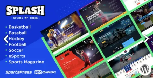 Splash Pro – Sport Club WordPress Theme