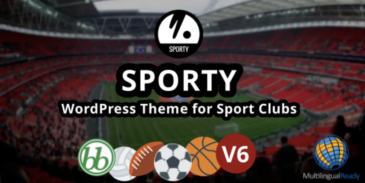 SPORTY Pro – Responsive WordPress Theme for Sport Clubs 1 SPORTY Pro WordPress Theme