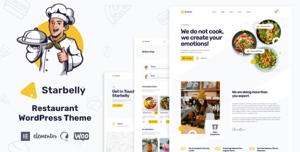 Starbelly – Restaurant Cafe WordPress Theme 1 Starbelly – Restaurant Cafe WordPress Theme