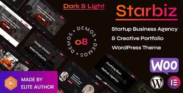 Starbiz – Startup Business Agency Creative Portfolio WordPress Theme 1 Starbiz Startup Business Agency Creative Portfolio WordPress Theme