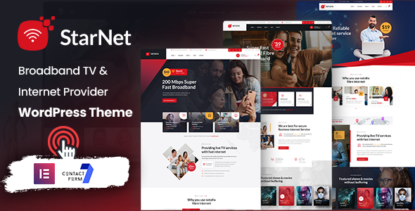 StarNet - Internet Provider WordPress Theme 1 Star Net WordPress Theme