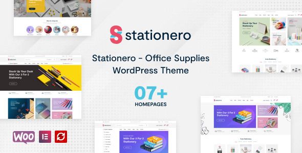 Stationero – WooCommerce Stationery WordPress theme 1 Stationero – Office Supplies WordPress Theme