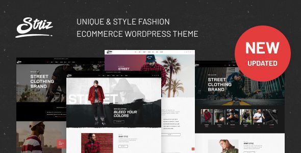 Striz - Fashion Ecommerce WordPress Theme 1 Striz - Fashion Ecommerce WordPress Theme