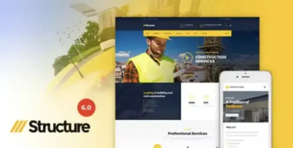 Structure Pro – Construction Industrial Factory WordPress Theme