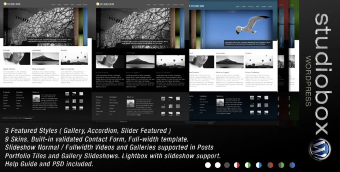 Studio Box Pro – Studio Box | WordPress Theme 1 Studio Box Pro WordPress Theme