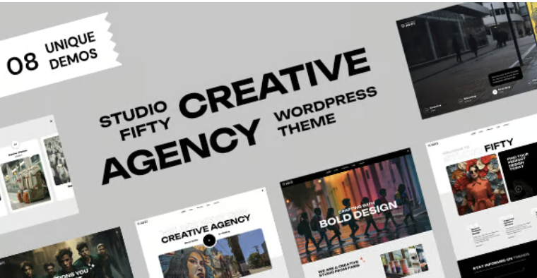 StudioFifty - Creative Agency and Portfolio WordPress Theme 1 Studio Fifty - Creative Agency and Portfolio WordPress Theme