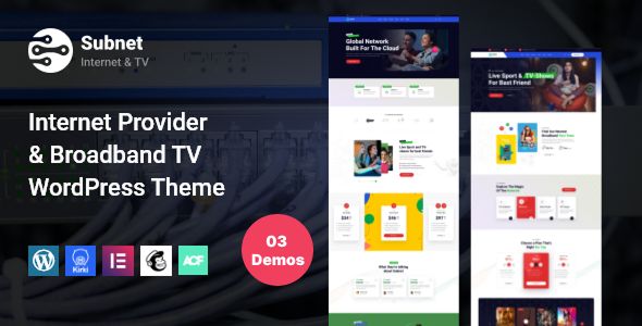 Subnet – Internet Provider Broadband TV WordPress Theme 1 Subnet – Internet Provider Broadband TV WordPress Theme