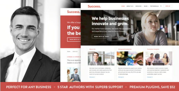 Success - Business and Professional Services WordPress Theme 1 Success - Business and Professional Services WordPress Theme
