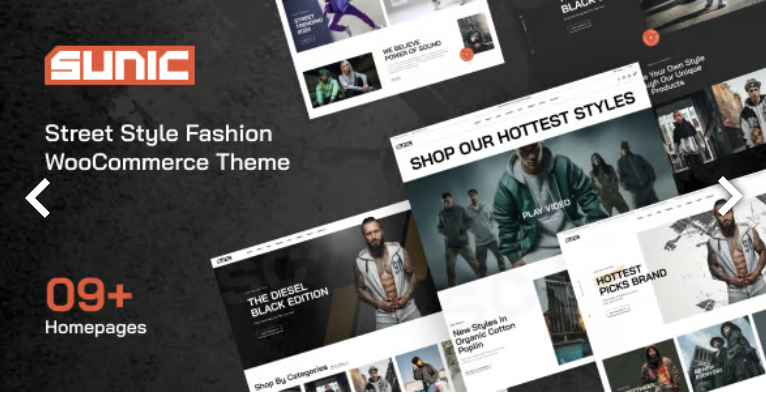 Sunic - Street Style Fashion WooCommerce Theme 1 Sunic Street Style Fashion WooCommerce Theme