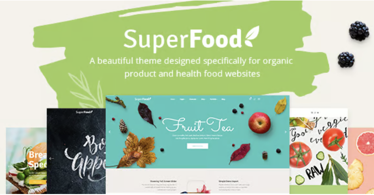 Superfood - Organic Food Products WordPress Theme 1 Superfood Organic Food Products WordPress Theme