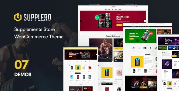 Supplero – Supplement Store WooCommerce Theme 1 Supplero – Supplement Store WooCommerce Theme