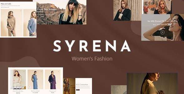 Syrena Women's Fashion WordPress Theme