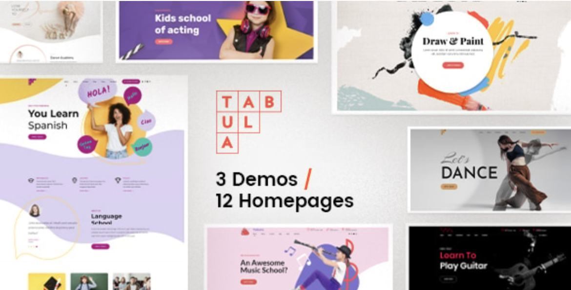 Tabula - Art, Music & Language School WordPress Theme 1 Tabula - Art, Music & Language School WordPress Theme