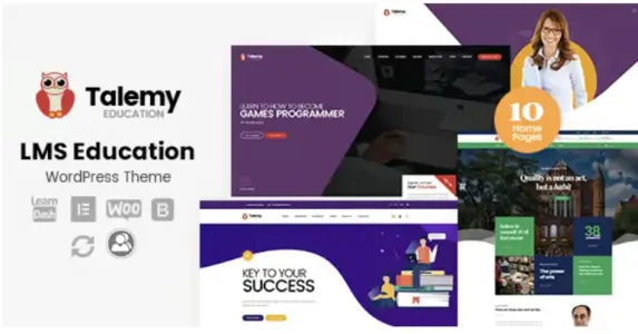 Talemy LMS Education WordPress Theme