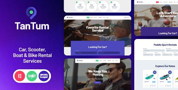 TanTum | Car, Scooter, Boat & Bike Rental Services WordPress Theme 1 Tan Tum Car, Scooter, Boat & Bike Rental Services WordPress Theme