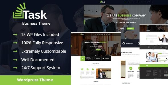 Task - Business & Corporate WordPress Theme 1 Task - Business & Corporate WordPress Theme