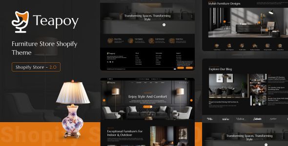 Teapoy Furniture Store Shopify Theme