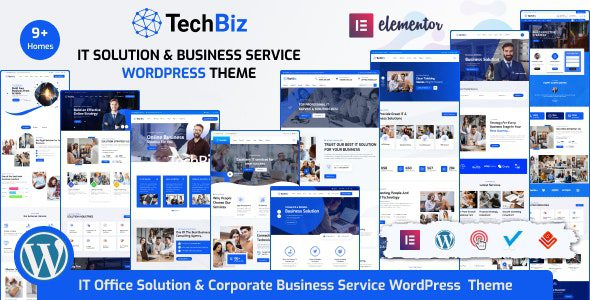 Techbiz - IT Solution & Business Consulting Service WordPress Theme 1 Techbiz IT Solution & Business Consulting Service WordPress Theme