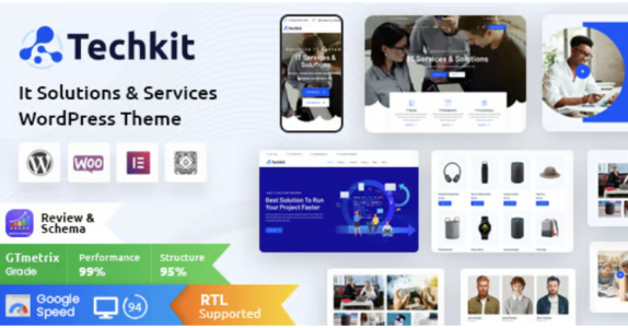 Techkit – Technology & IT Solutions WordPress Theme