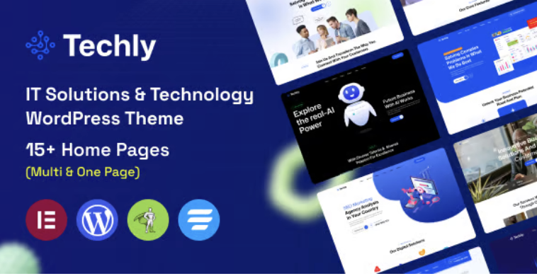 Techly - IT Solutions & Technology WordPress Theme 1 Techly IT Solutions & Technology WordPress Theme