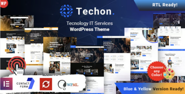 Techon - Technology IT Services WordPress Theme