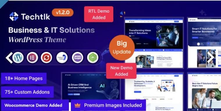 Techtlk – Business & IT Solutions WordPress Theme 1 Techtlk Business & IT Solutions WordPress Theme