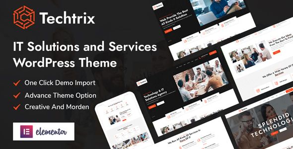 Techtrix – IT Solutions Technology WordPress Theme 1 Techtrix – IT Solutions Technology WordPress Theme