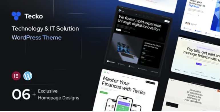 Tecko | Technology & IT Solution WP Theme 1 Tecko Technology & IT Solution WordPress Theme