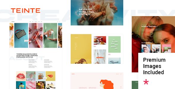 Teinte – Creative Portfolio and Design Theme 1 Teinte – Creative Portfolio and Design Theme WordPress Theme