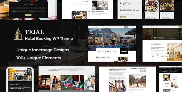 Tejal - Hotel WordPress Theme 1 Tejal - Hotel WordPress Theme