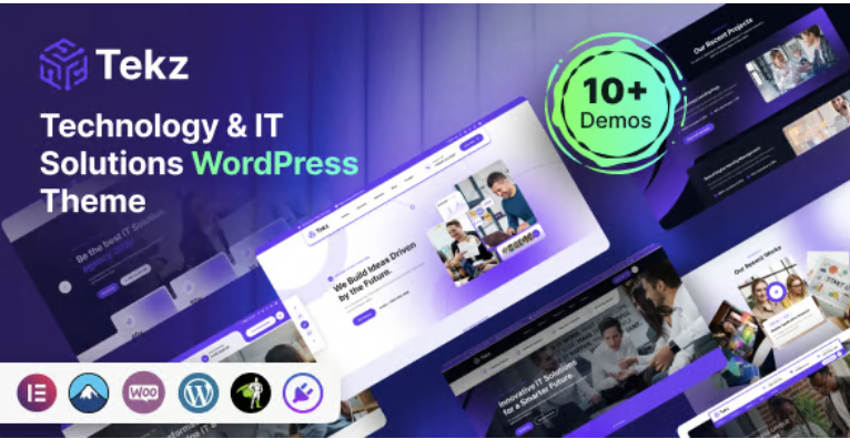 Tekz - Technology & IT Solutions WordPress Theme 1 Tekz - Technology & IT Solutions WordPress Theme