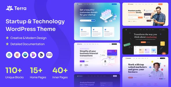 Terra – Startup Technology WordPress Theme 1 Terra – Startup Technology WordPress Theme