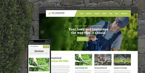 The Landscaper Pro – Lawn & Landscaping WP Theme