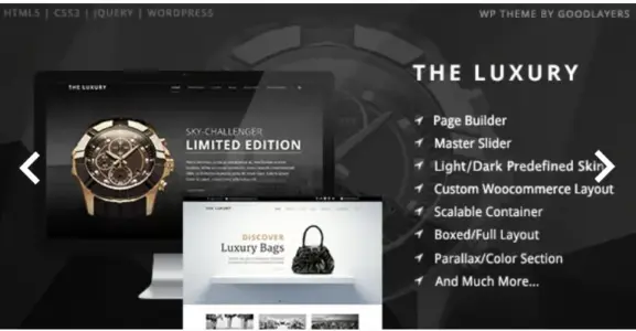 The Luxury Pro WordPress Theme