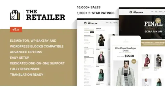 The Retailer Pro WordPress Theme